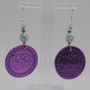 Handmade Doubloon Dangle Earrings